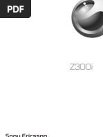 Manual Sony Ericsson Z300i