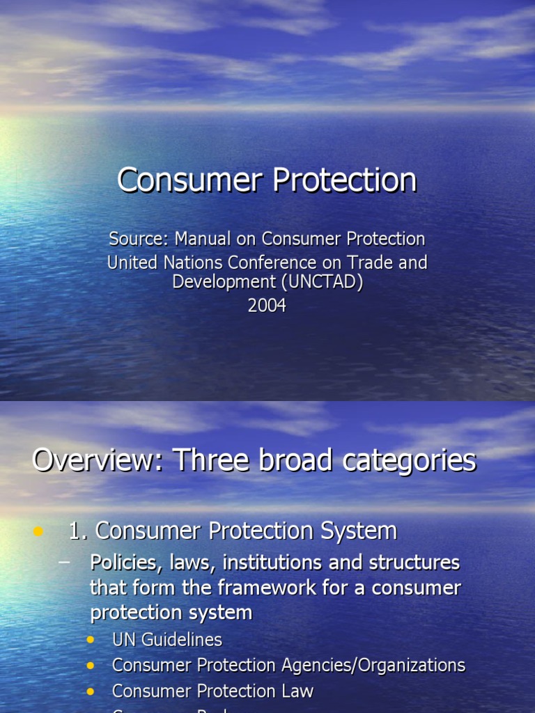 Consumer Protection | PDF | Food Security | Sustainability