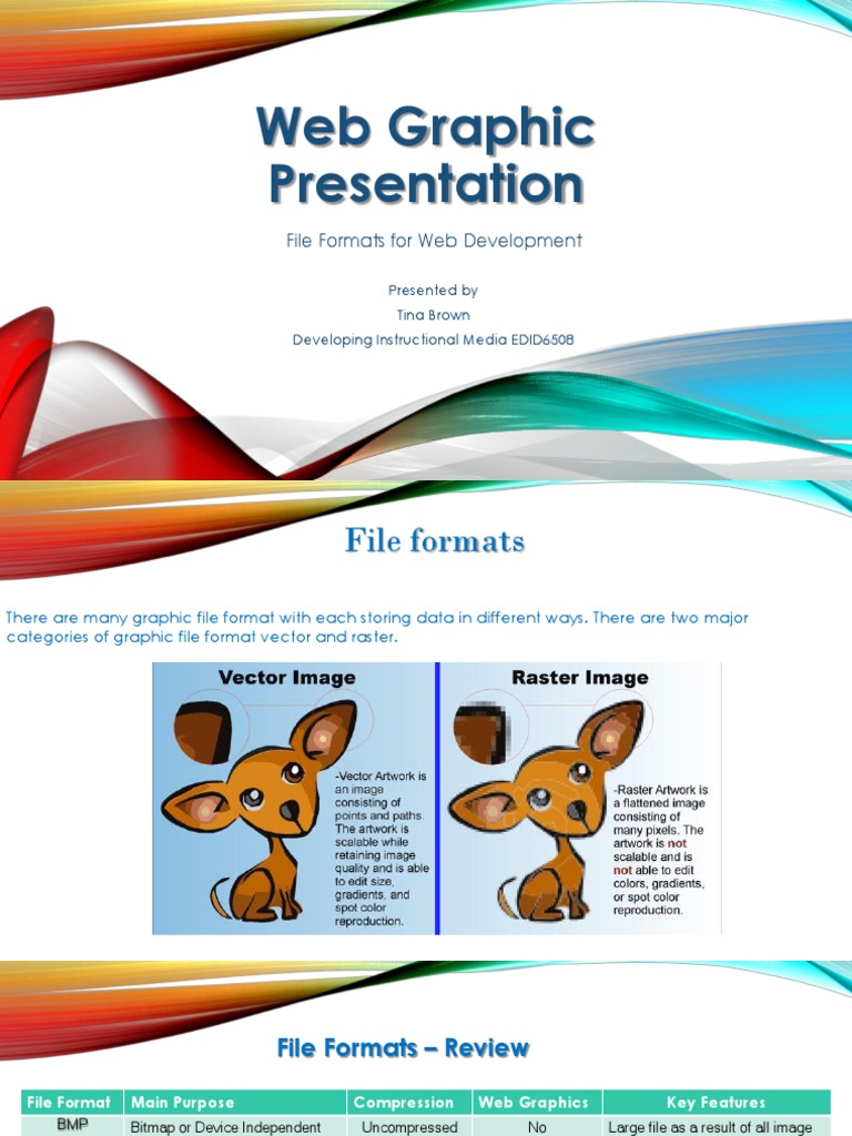 Web Graphic Presentation | PDF | Data Compression | Computer File