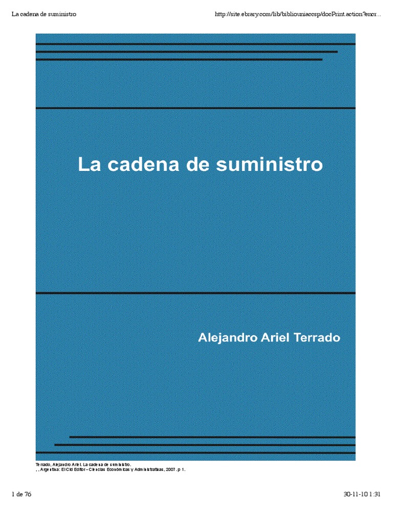 08 La Cadena de Suministro | PDF | Uso justo | Todos los derechos ...