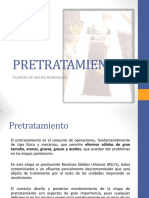 Pre Tratamiento y Tratamiento de Aguas Residuales PDF