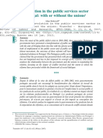 A Revol No Setor Público Em PT. Com Ou Sem Sindicatos