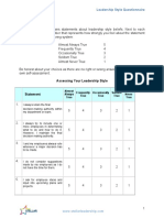 Autocratic-Democratic Leadership Style Questionnaire PDF