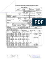 Polysolar Technical Data Sheet 9-2010