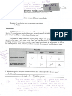 student b evidence of feedback