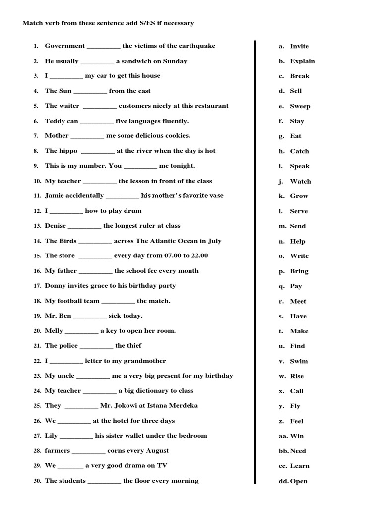 Soal Match 2018 Linguistics Grammar