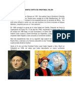 Biografía Corta de Cristóbal Colón