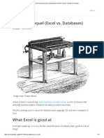 SQL - The Prequel (Excel vs. Databases) - School of Data - Evidence Is Power