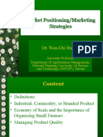 Session 4 - Market Positioning DR Wenchi Huang