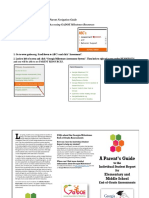 Parent Navigation Guide Accessing GADOE Milestones Resources