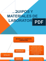 Equipos y Materiales de Laboratorio