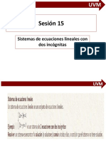 Sistemas de ecuaciones lineales con dos incógnitas - Método de reducción