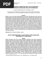 Download penelitian mengenai tanaman obat anti malaria by Latifah Zahroh SN372964024 doc pdf