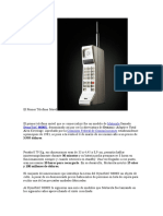 El Primer Telefono Movil