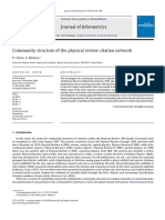 Community Structure of the Physical Review Citation Network