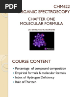 CHM622 CHAPTER1 MolecularFormula Atika