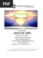 Set 4 - A Ten Day Guide For The Days of Awe Sept 21 - 30, 2017