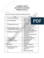 2017 SPM Exam Tips Perdagangan Kertas 2