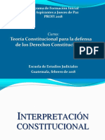 Interpretacion Constitucional