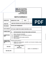 Nota Autocad Ortografik