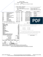 Tarlac State University: Certificate of Registration