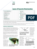 Types and Causes of Concrete Deterioration Portland Cement Association