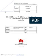53 GSM BSS Network PS KPI Success Rate of Uplink TBF Establishments Optimization Manual