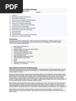 Software Development Methodologies