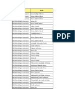 Lista de SEDES 601 Metodológico de elección I