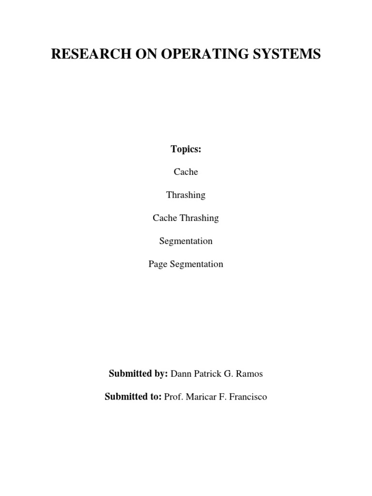 Understanding Cache and Memory Segmentation | PDF | Computer Memory ...