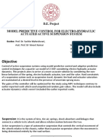 B.E. Project Model Predictive Control For Electro-Hydraulic Actuated Active Suspension System