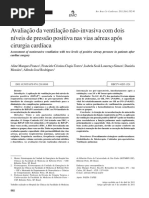4- Avaliação Da Ventilação Não-Invasiva Com Dois Níveis de Pressão Positiva Nas Vias Aéreas Após Cirurgia Cardíaca