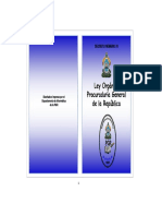 Ley Organica de La PGR PDF