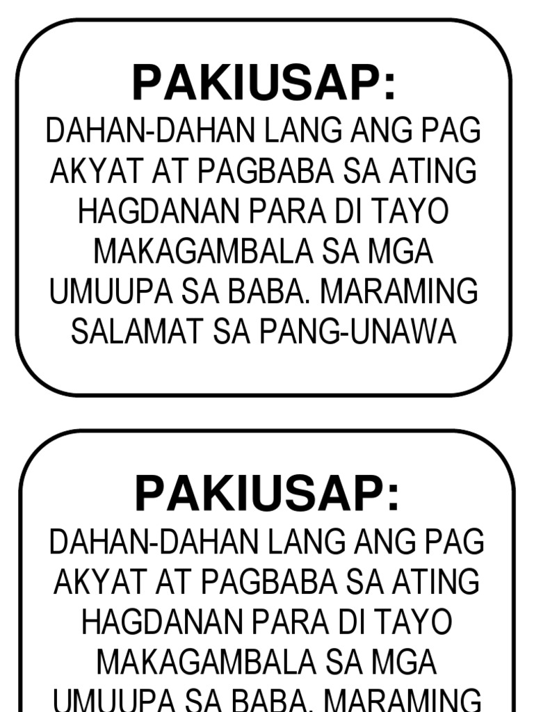 PAKIUSAP | PDF