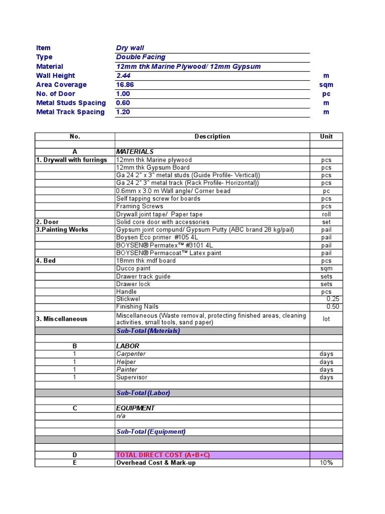 Installation of Drywall-2 | PDF | Drywall | Building Materials