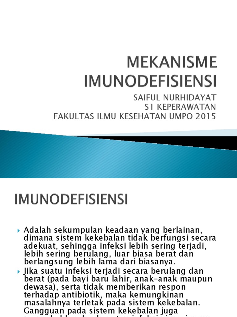 Perbedaan imunodefisiensi primer dan sekunder