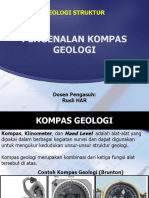 Praktek Penggunaan Kompas Geologi