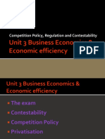 Competition Policy, Regulation and Contestability