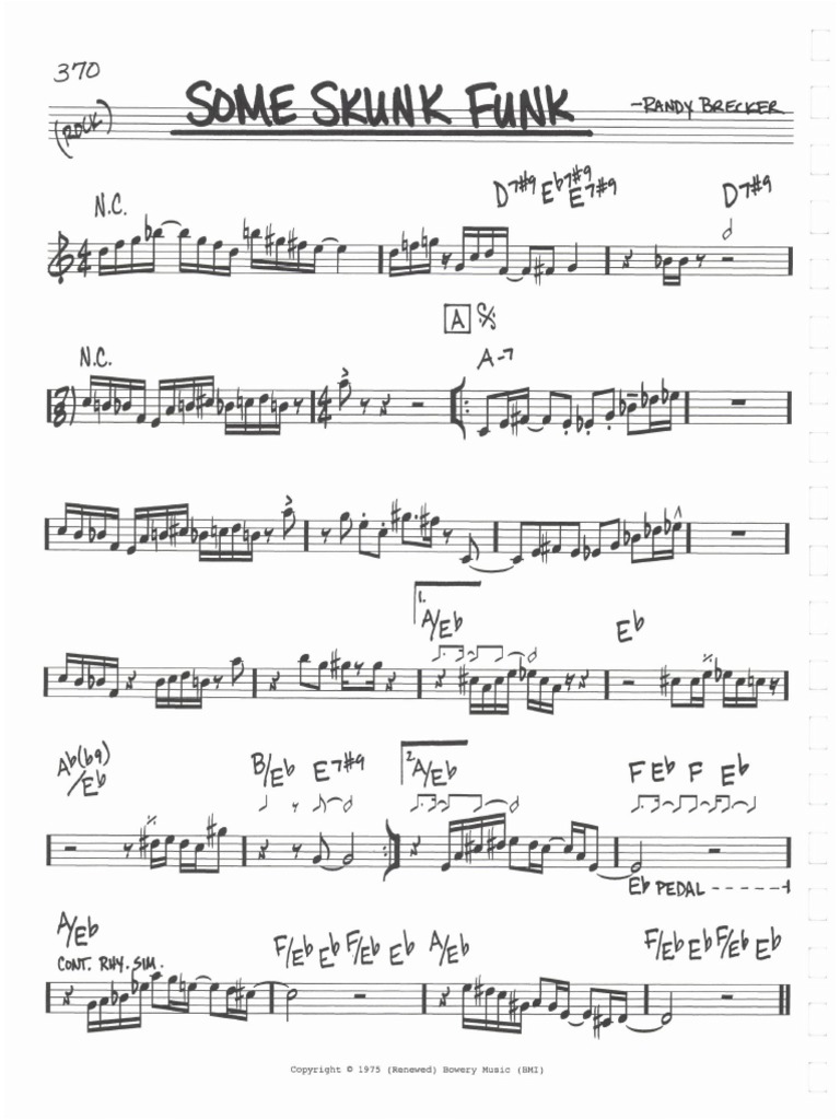 Some Skunk Funk | PDF