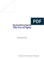 The Art of War by Sun Tzu - The Use of Spies