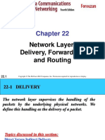 Network Layer: Delivery, Forwarding, and Routing
