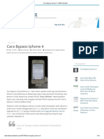 Cara Bypass Iphone 4 - DeNFLASHER