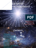 BIG BANG Theory or Hypothesis