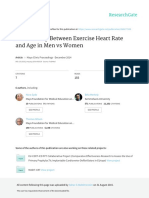 Relationship Between Exercise Heart Rate and Age I