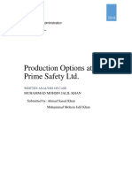 Prime Safety Ltd. Wacc