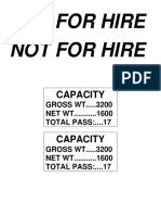 Not For Hire
