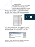 Estadística Descriptiva