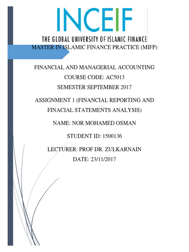 Assignment 1 Financial and Managerial Accounting PDF | PDF | Equity ...
