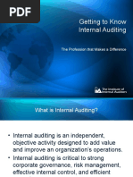 Getting To Know Internal Auditing: The Profession That Makes A Difference