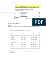 Ship Steel Weight (WST)